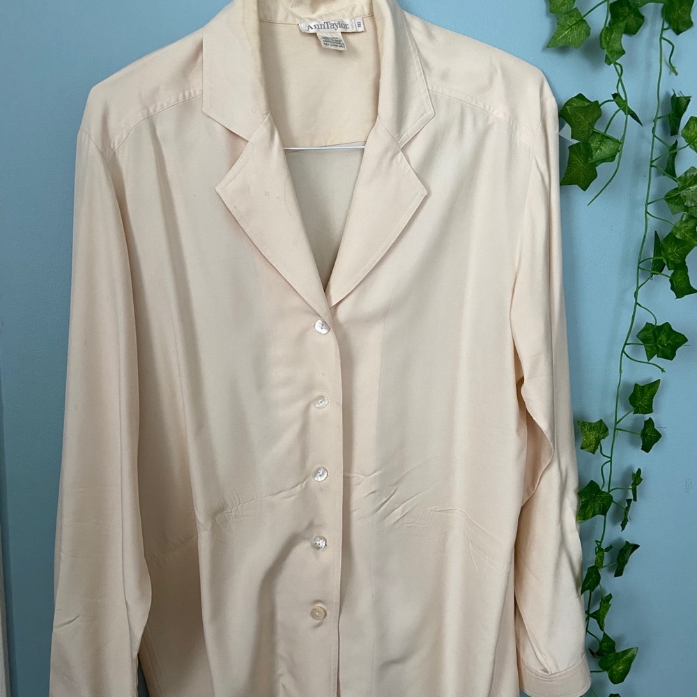 Vintage AnnTaylor silk blouse